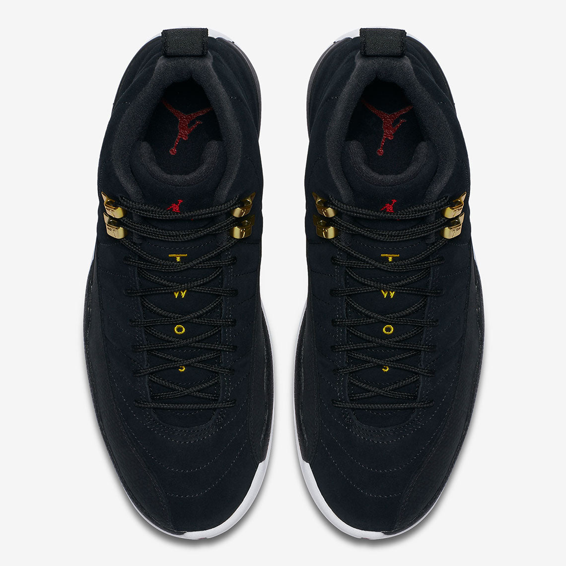 jordan 12 black and white reverse taxi