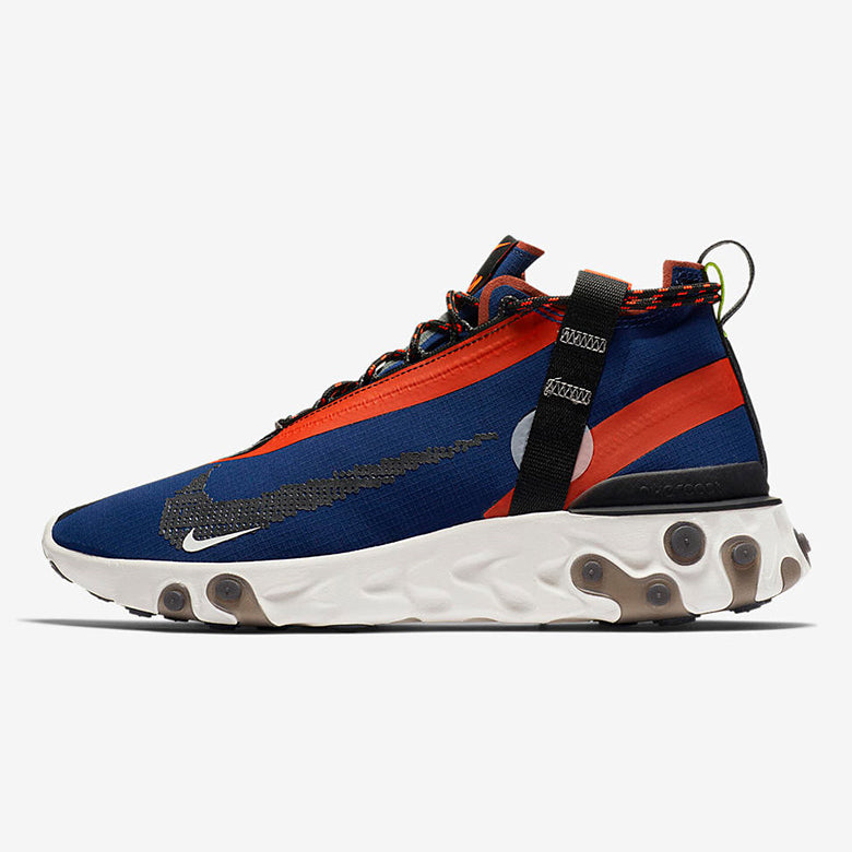 Nike REACT RUNNER MID WR ISPA BLUE VOID/BLACK-TEAM ORANGE-PHANTOM (AT3  (AT3143-400) | KIX-FILES