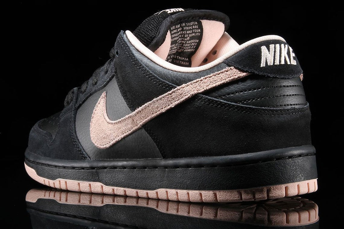 black washed coral nike sb