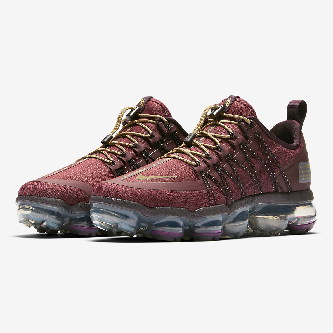 nike air vapormax run utility burgundy