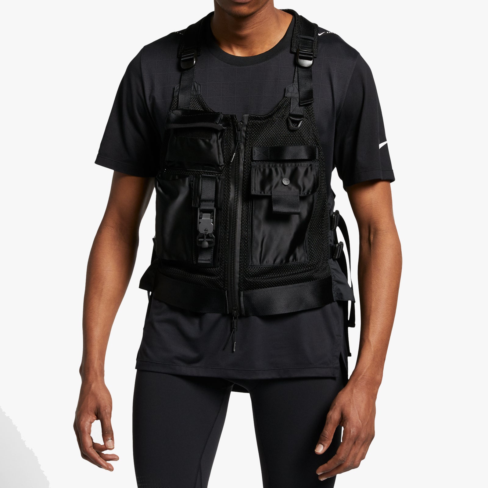 nike utility vest black