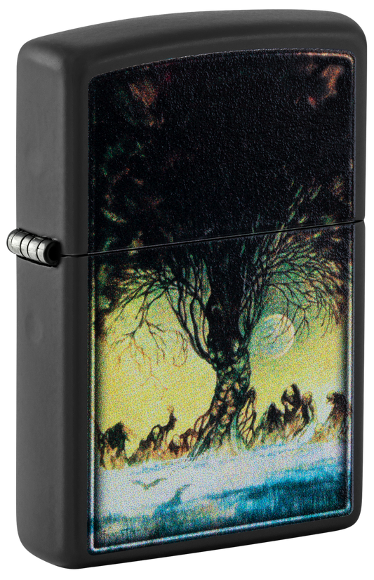 Zippo Gas Mask Design, High Polish Black Lighter #48588 – Benhalex