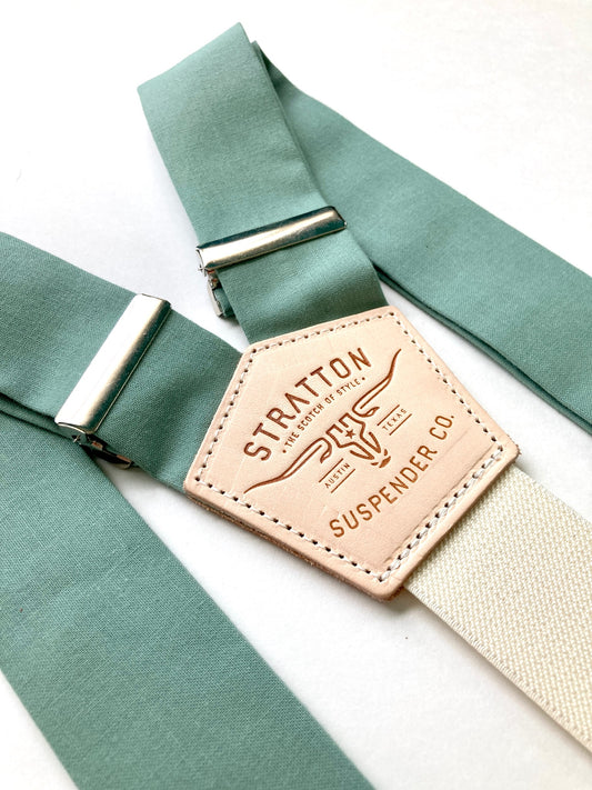 Ribbon Belt, Wide - Sage Green | Darby Scott