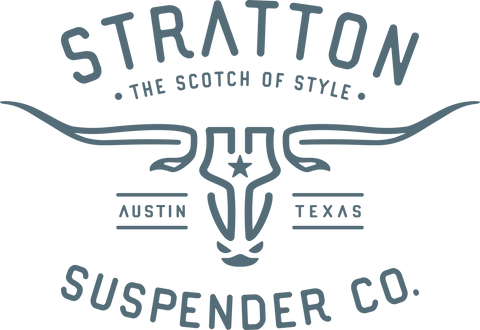 Stratton Suspender Co. - The Scotch of Style Logo Austin Texas