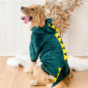 Large Dog Dinosaur Costume/PJs - Posh Dog Life - Dog Thanksgiving Costume