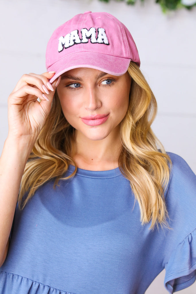 Pink Corduroy Baseball Hat — Santa Fe Momma Boutique