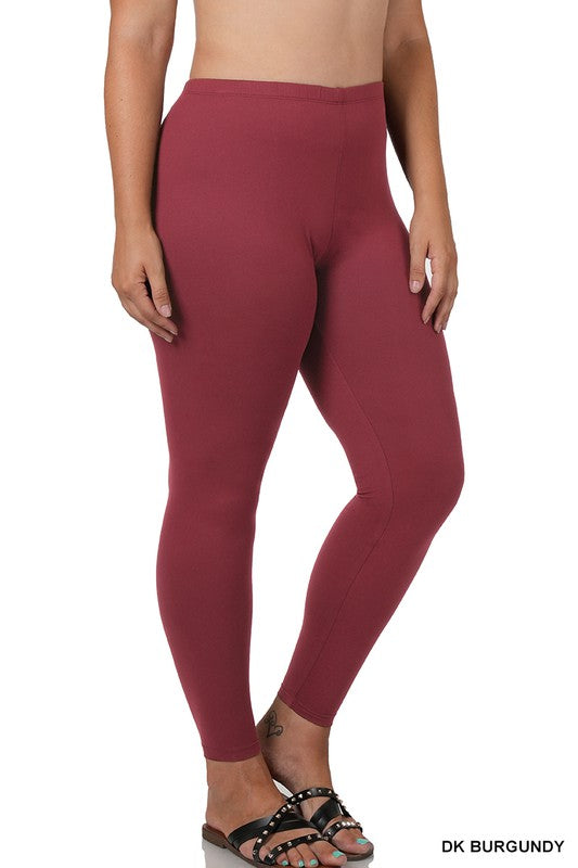 Zenana Premium Microfiber Wide Waistband Leggings – The Clothing