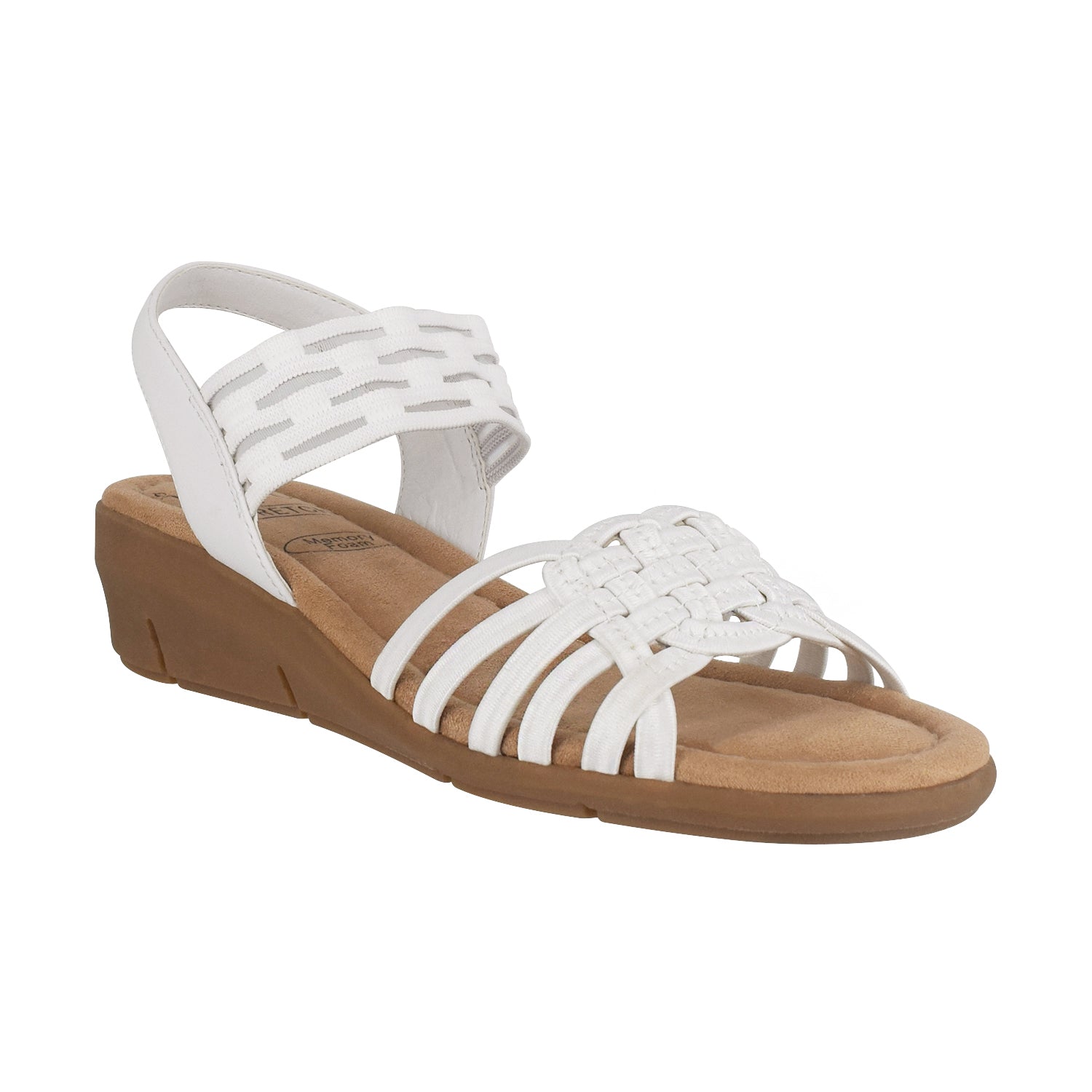 Impo Women's Geneshia Wedge Sandals Women's Shoes In White | ModeSens