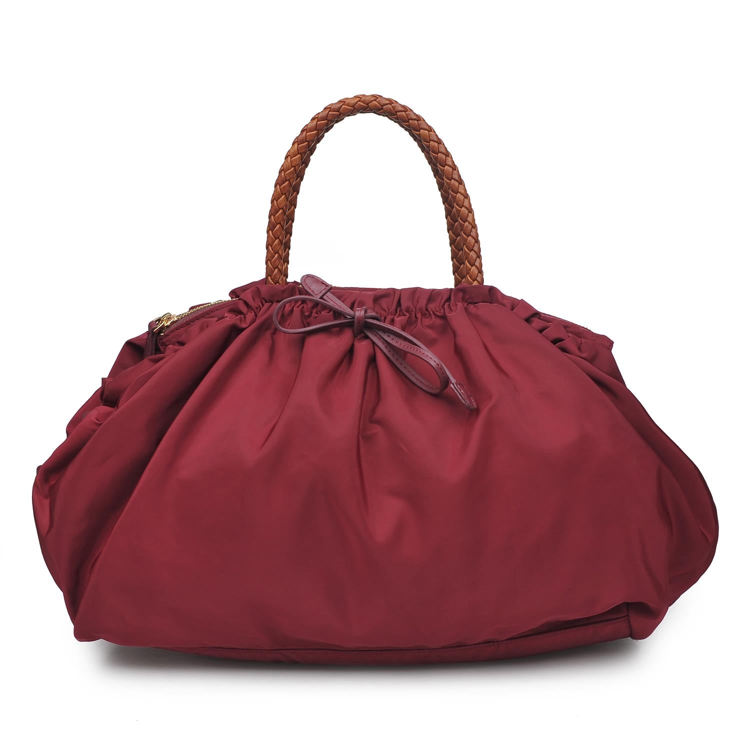 Urban Expressions Odette Twist Top Handle Bag in Red