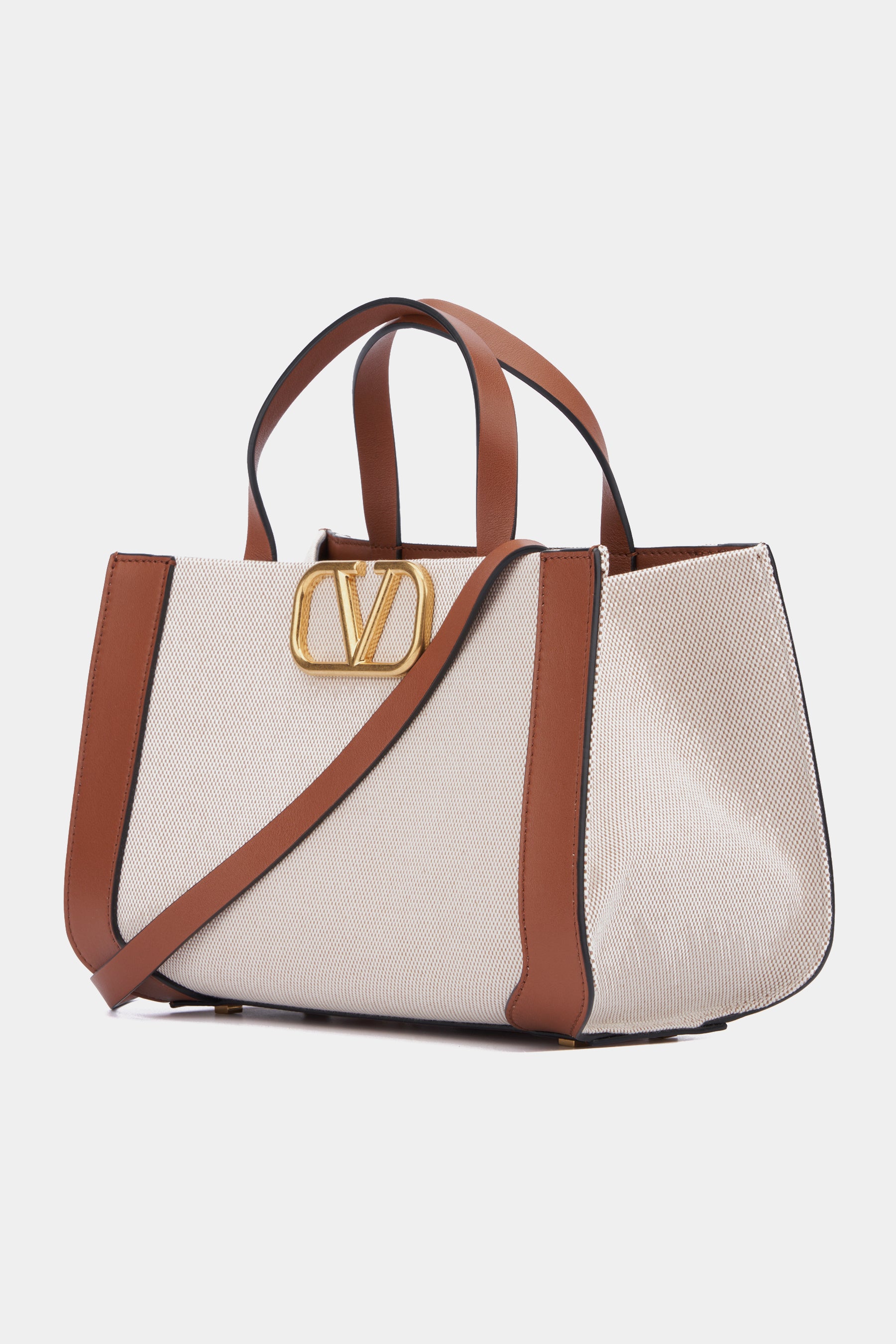 Totes bags Valentino Garavani - VLTN canvas and leather tote bag
