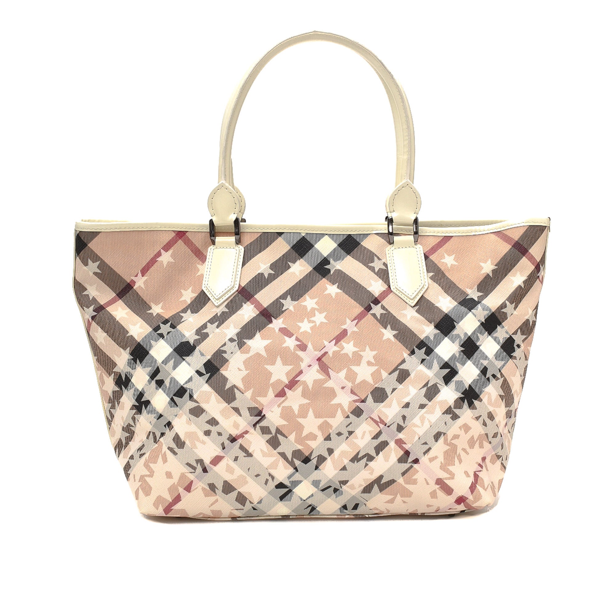 Burberry Nova Check Tote Bag in Beige, Lord & Taylor