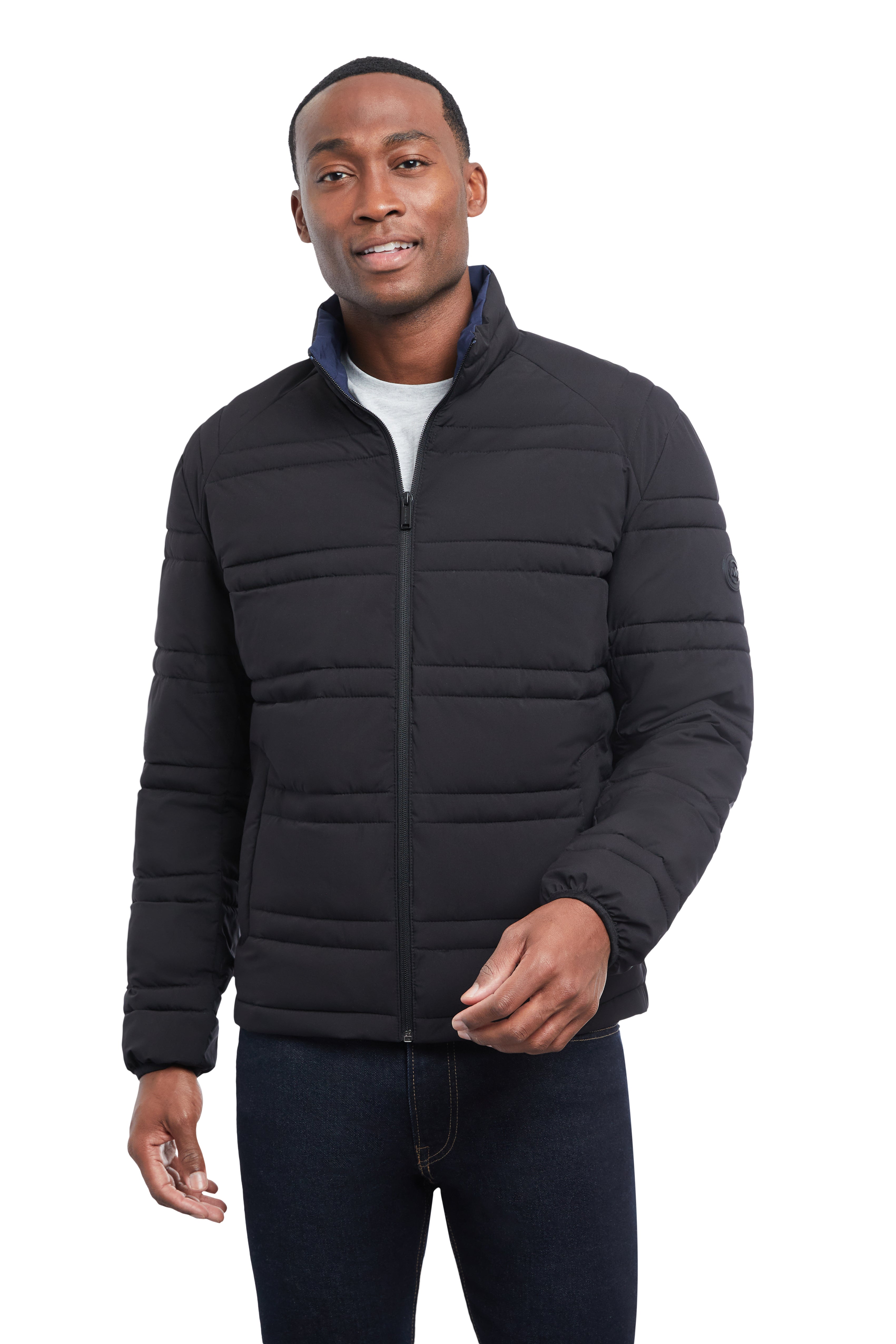 Michael Kors Quilted Packable Jacket In Black | ModeSens