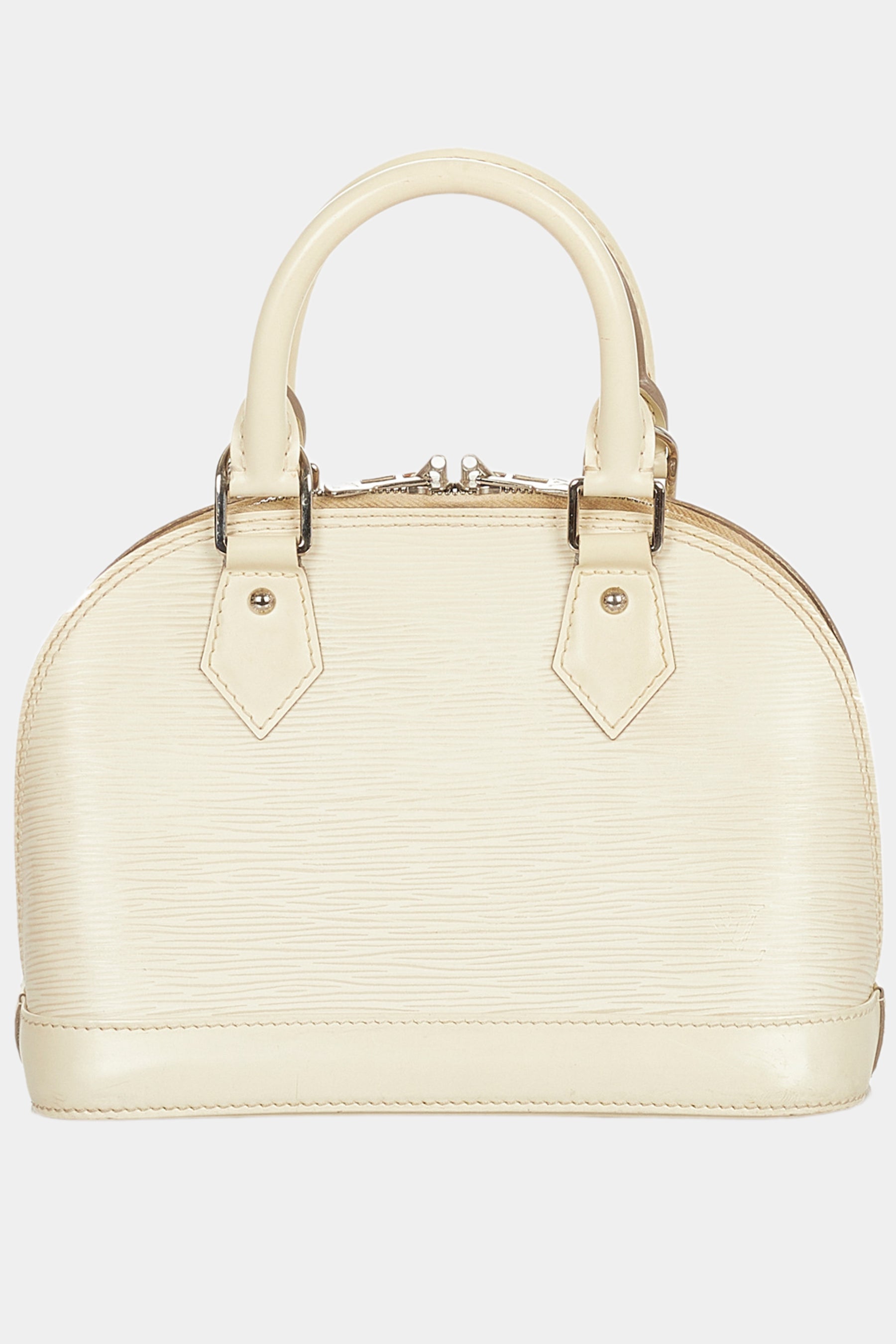 Louis Vuitton Alma Ivory Epi Leather MM White - Bags