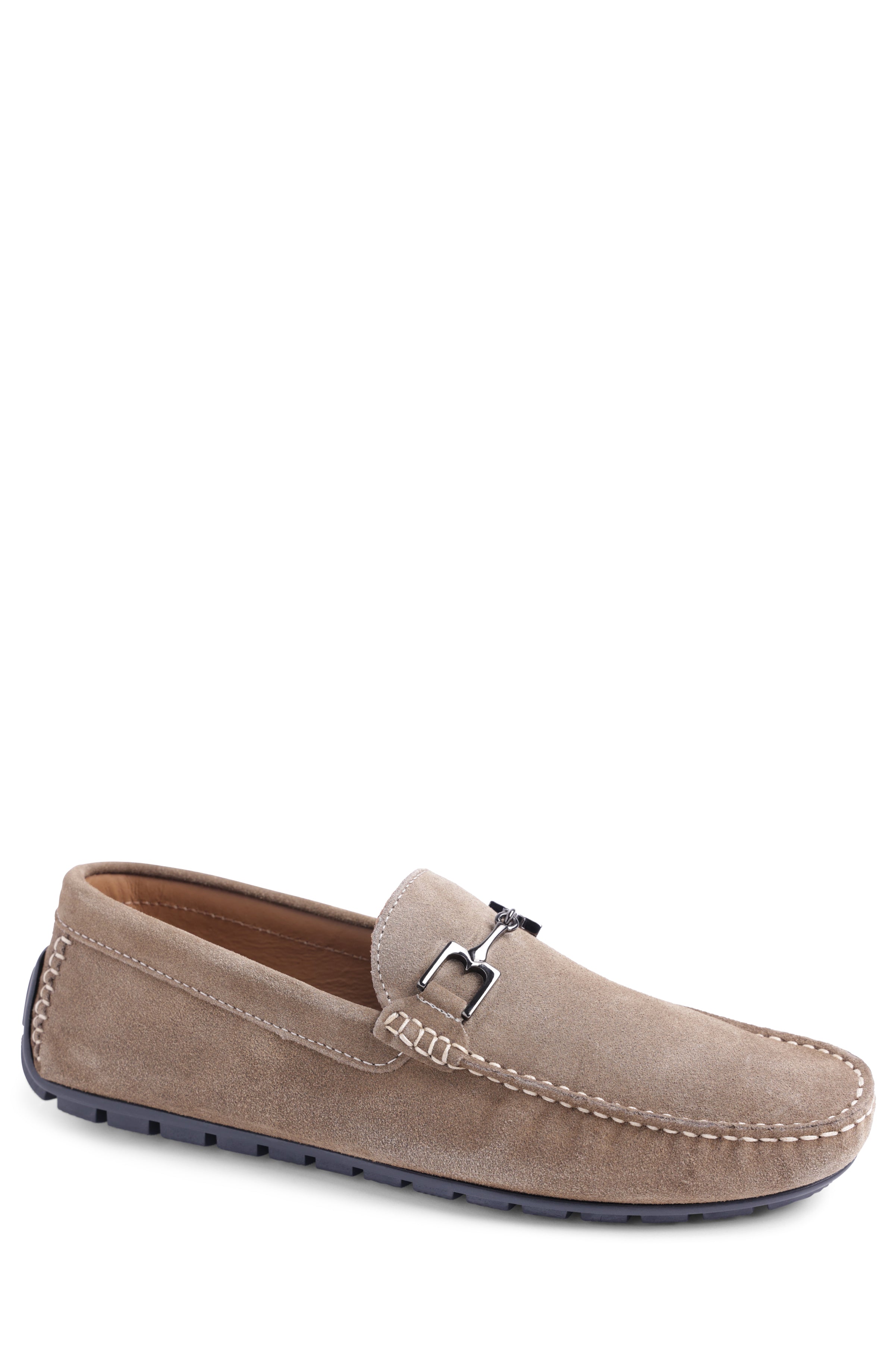 Bruno Magli Xander Loafer In Bark Suede