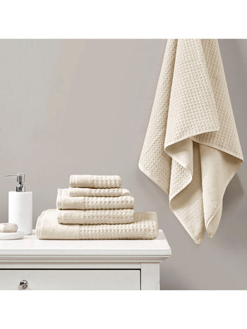 Waffle BATH TOWEL SET, K-25 Los Angeles