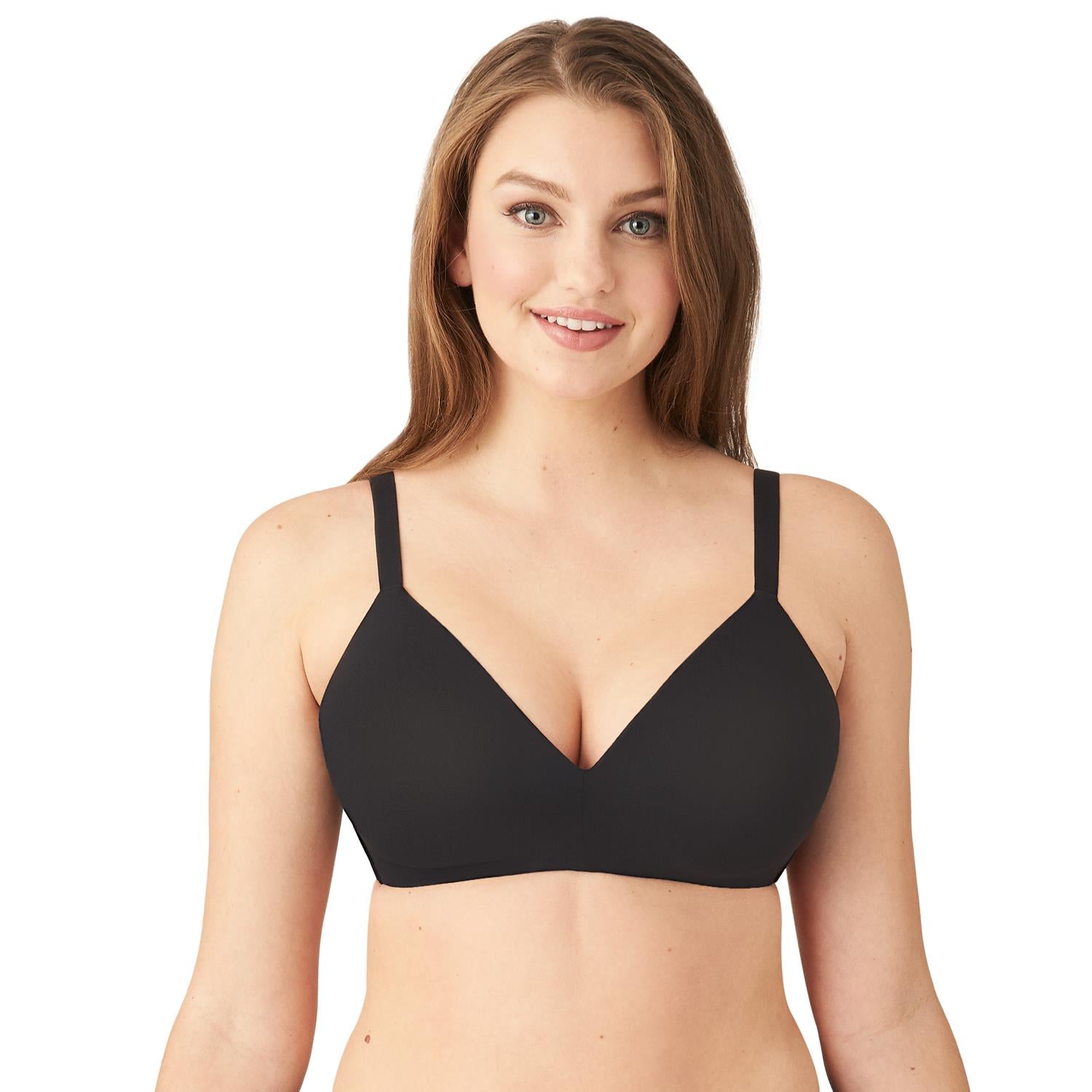 Wacoal Women's How Perfect Wire Free Contour Bra in Black