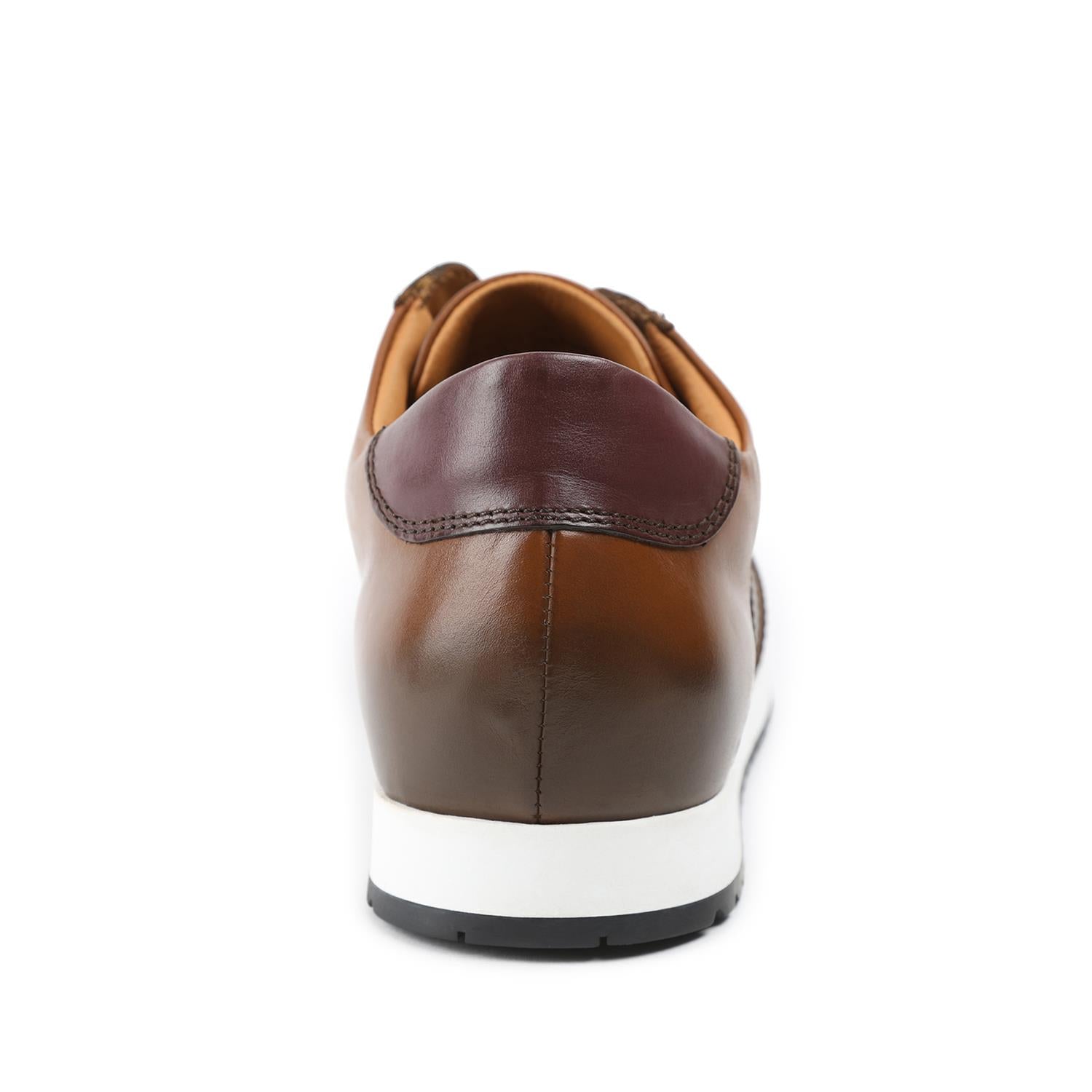Bruno Magli Men's Elliot Lace Up Sneaker Men's Shoes In Cognac | ModeSens