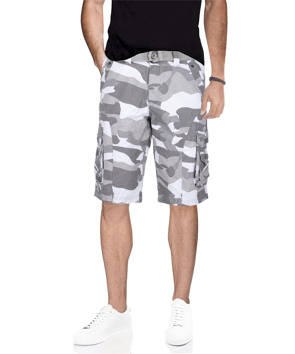 X-ray Tactical Cargo Shorts In White Camo