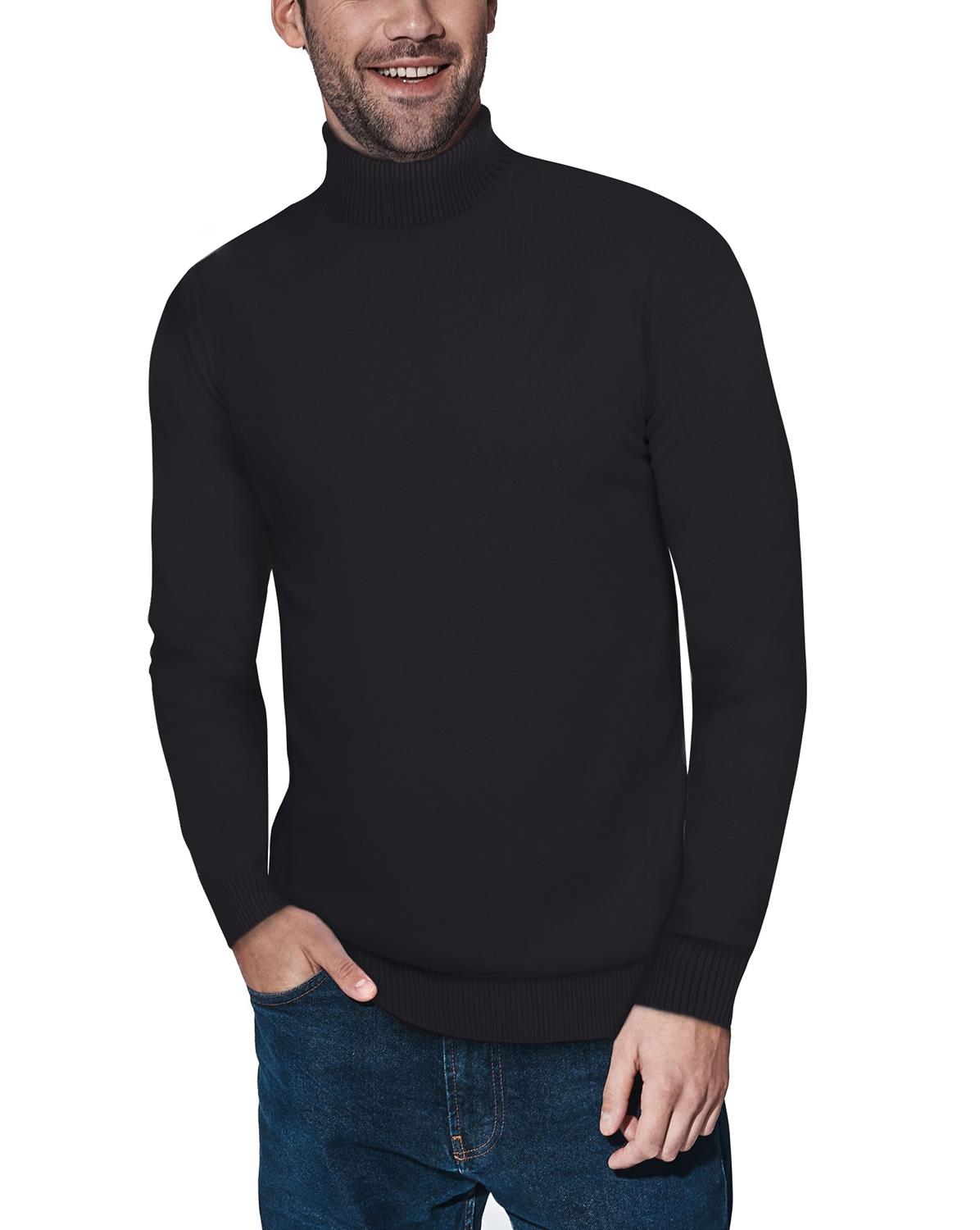 X-ray Turtleneck Sweater In Black
