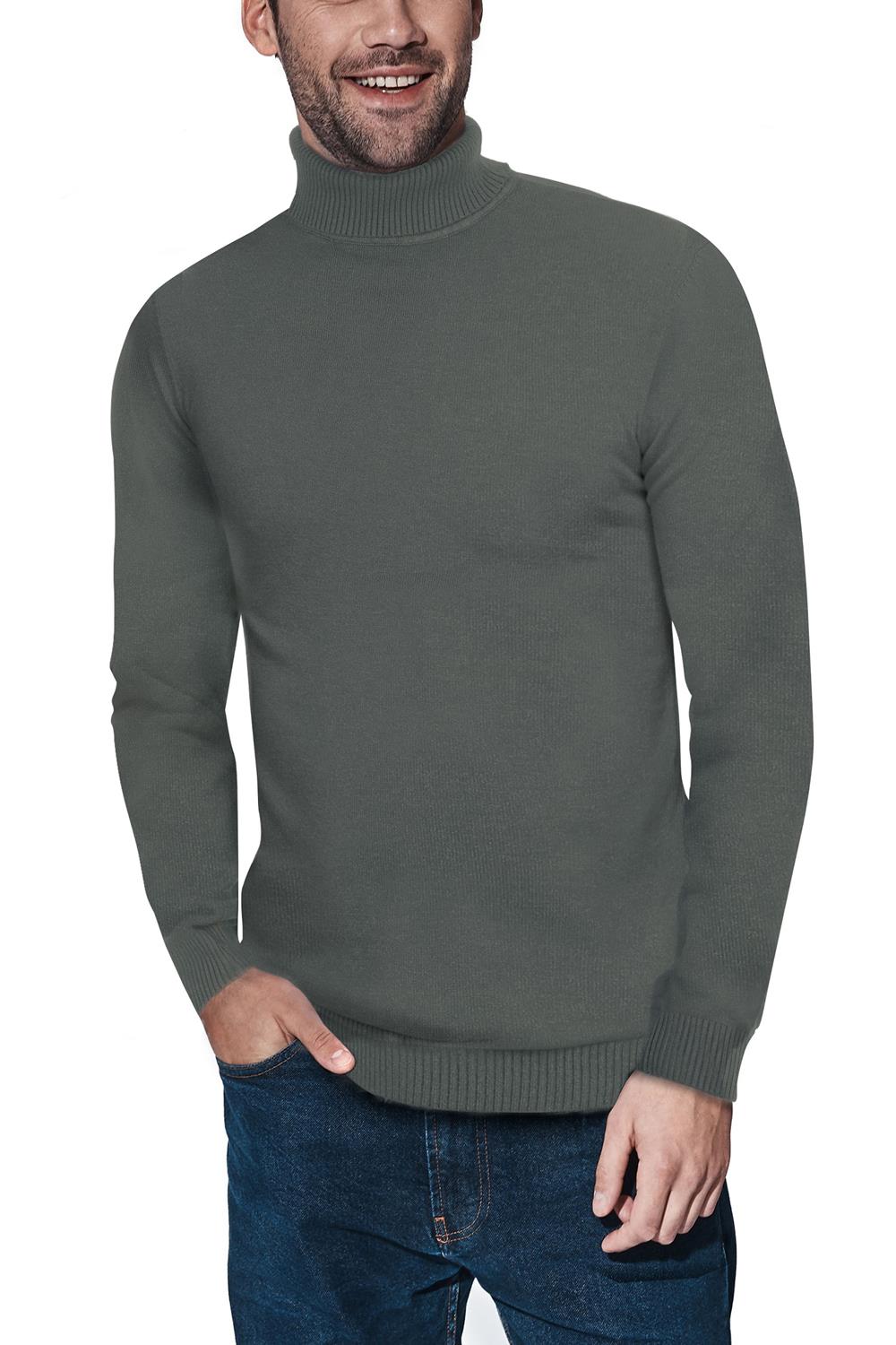 X-ray Turtleneck Sweater In Olive