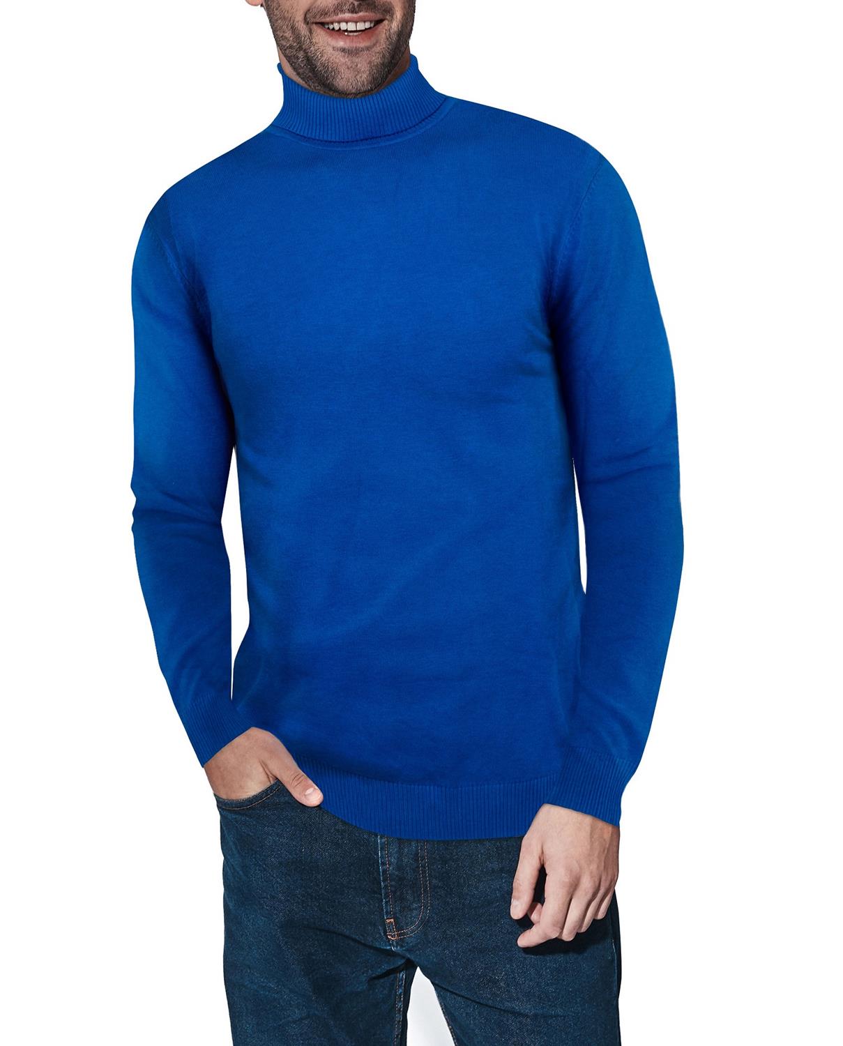 X-ray Turtleneck Sweater In Royal Blue