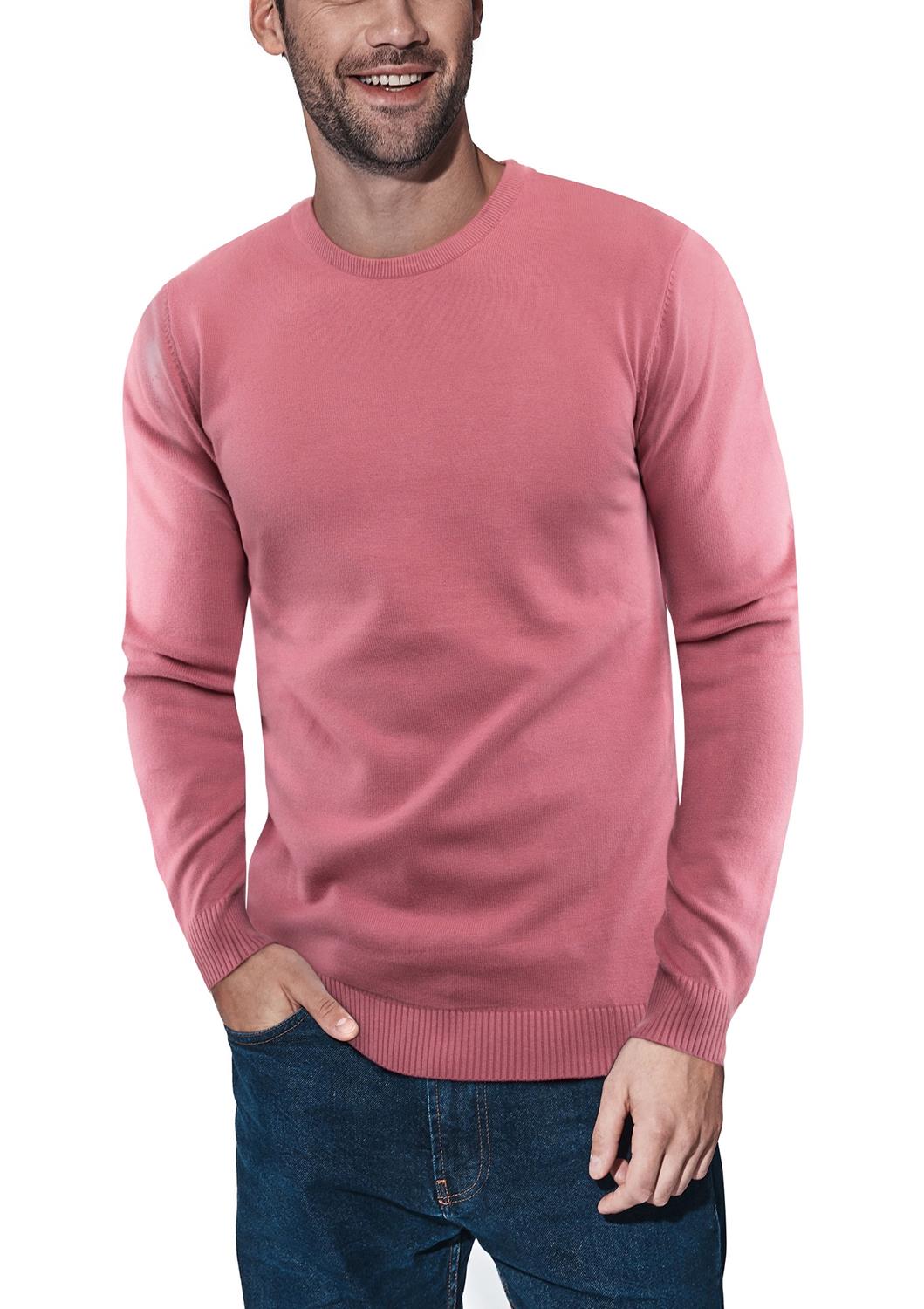 X-ray Crewneck Sweater In Dusty Mauve