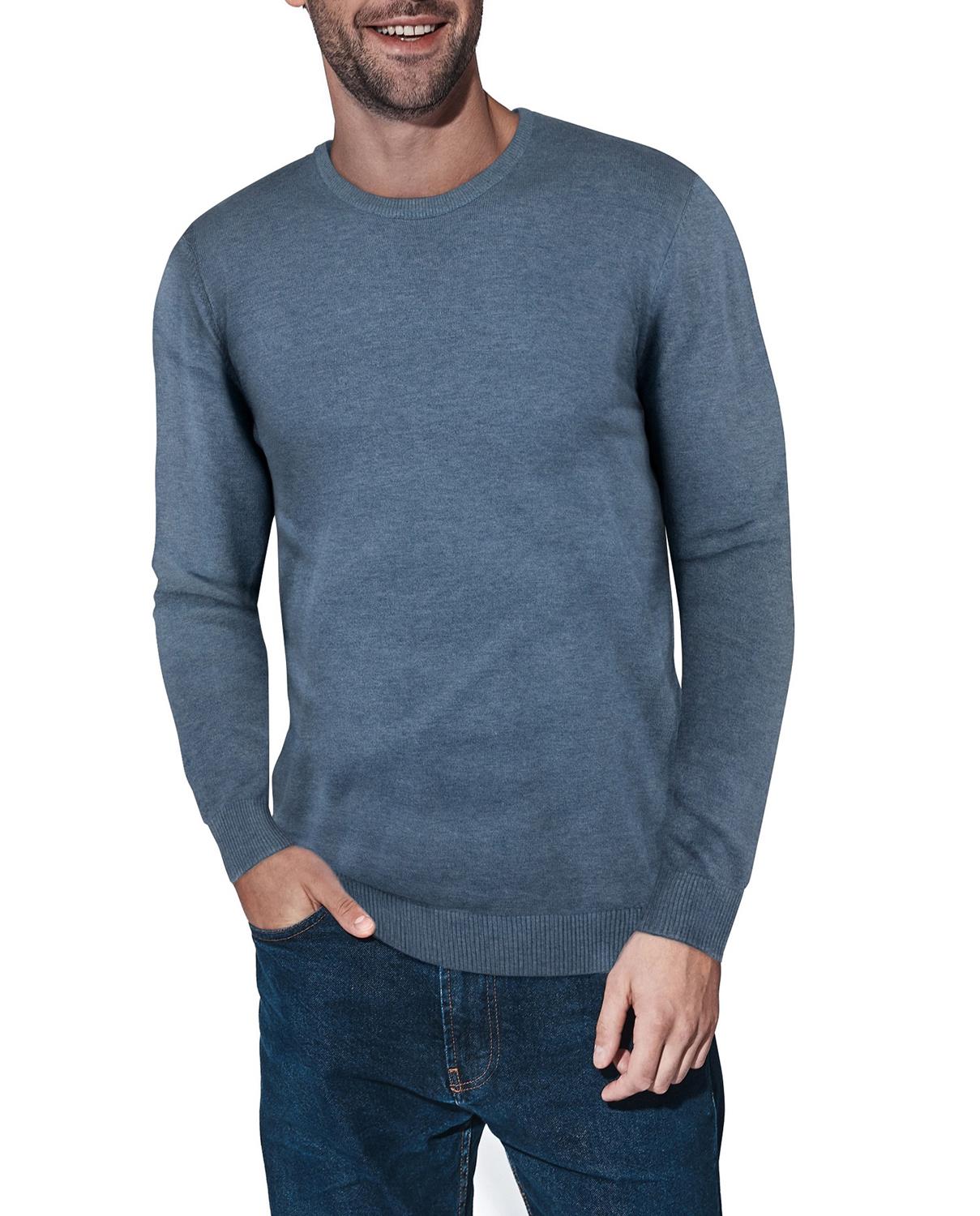 X-ray Crewneck Sweater In Heather Slate