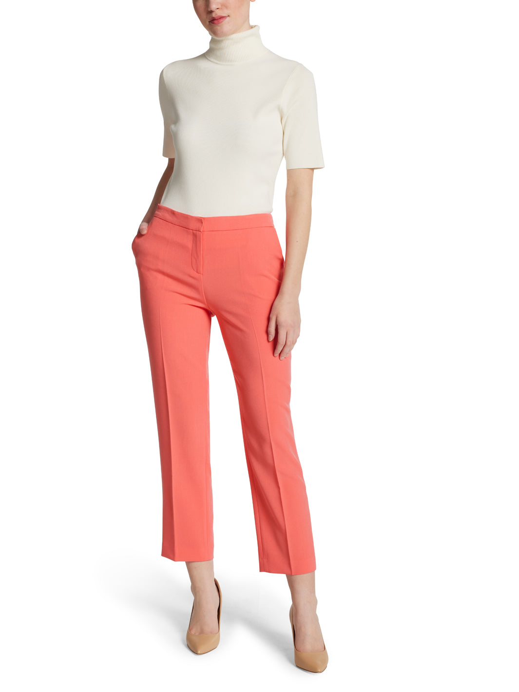 Elastic Back Pant in Stretch Crepe – Lord & Taylor