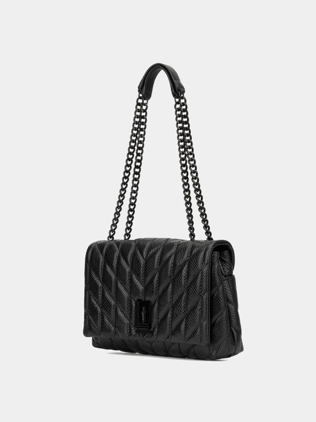 Karl Lagerfeld Paris | Women's Lafayette Quilted Crossbody Bag | Black | Size