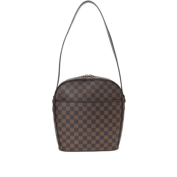 LOUIS VUITTON Damier Ebene Cabas Rivington Shoulder Bag, Monogram,  Expandable Zippered Sides