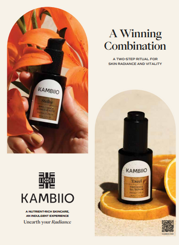 Essence and Radiance Face Oil from Kambiio Skincare, better together
