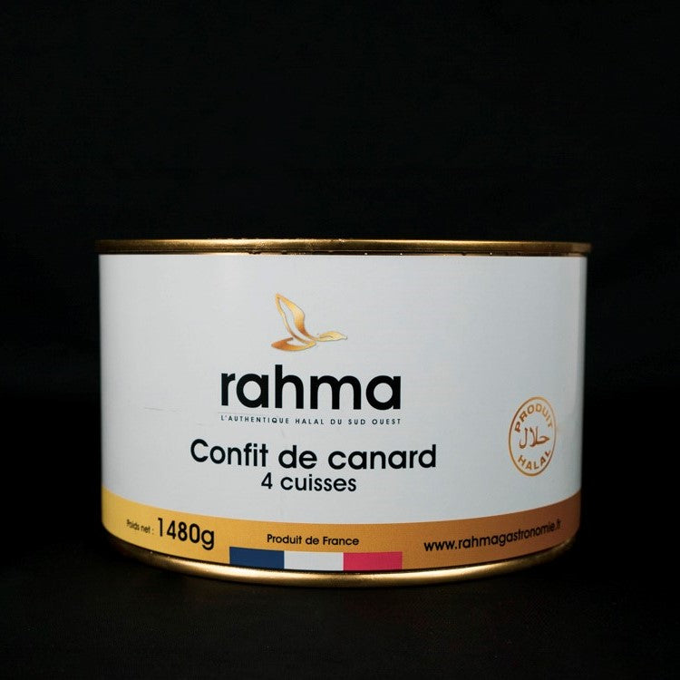 Confit de canard halal (4 cuisses) – Rahma Gastronomie