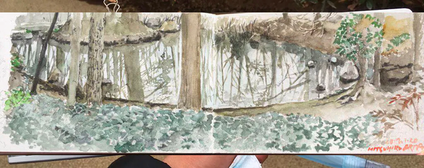 Mitsuhiro Arita : Sketching with watercolor in daily life