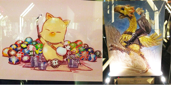 Illustration by Mitsuhiro Arita for Final Fantasy XI exhibition in their official store “ARTNIA” at Shinjuku, Japan for one of their 11th anniversary event.
