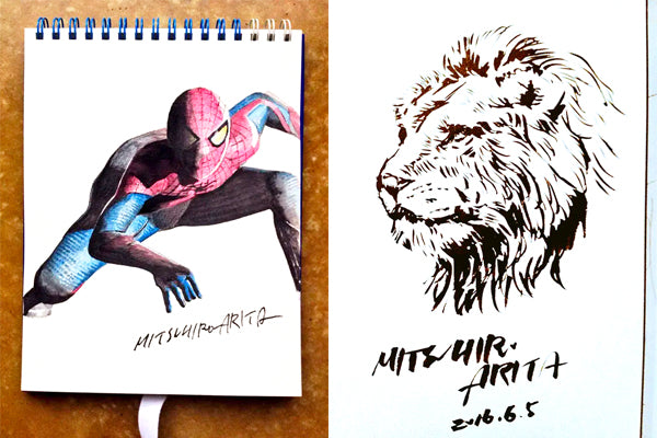 Mitsuhiro Arita Special guest at Comic Conventions as an artist and do commissions if he has spare time.