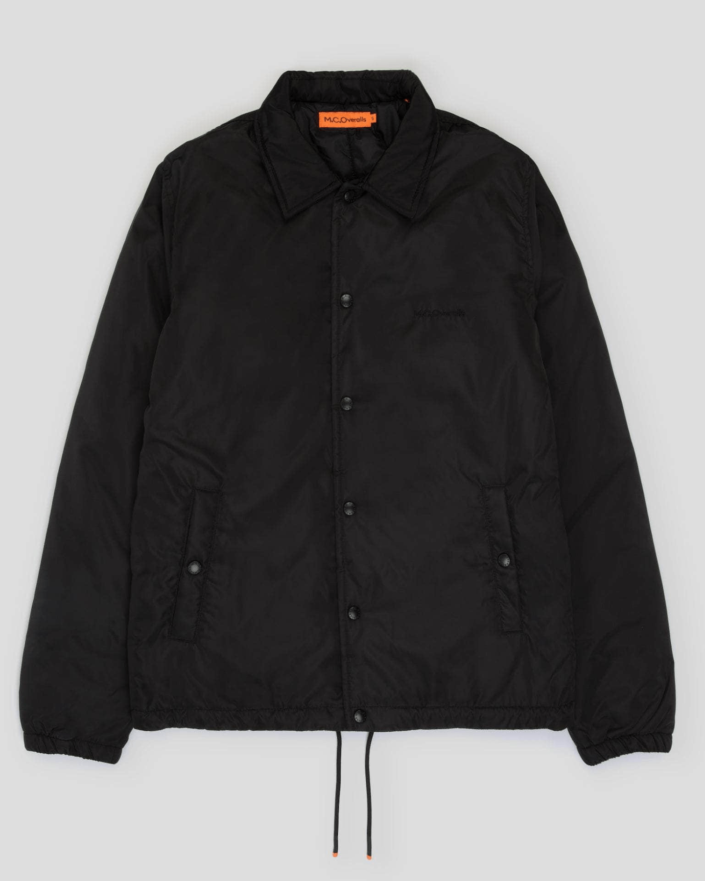 Reflective Printed Puffer Coach Jacket Black – M.C.Overalls