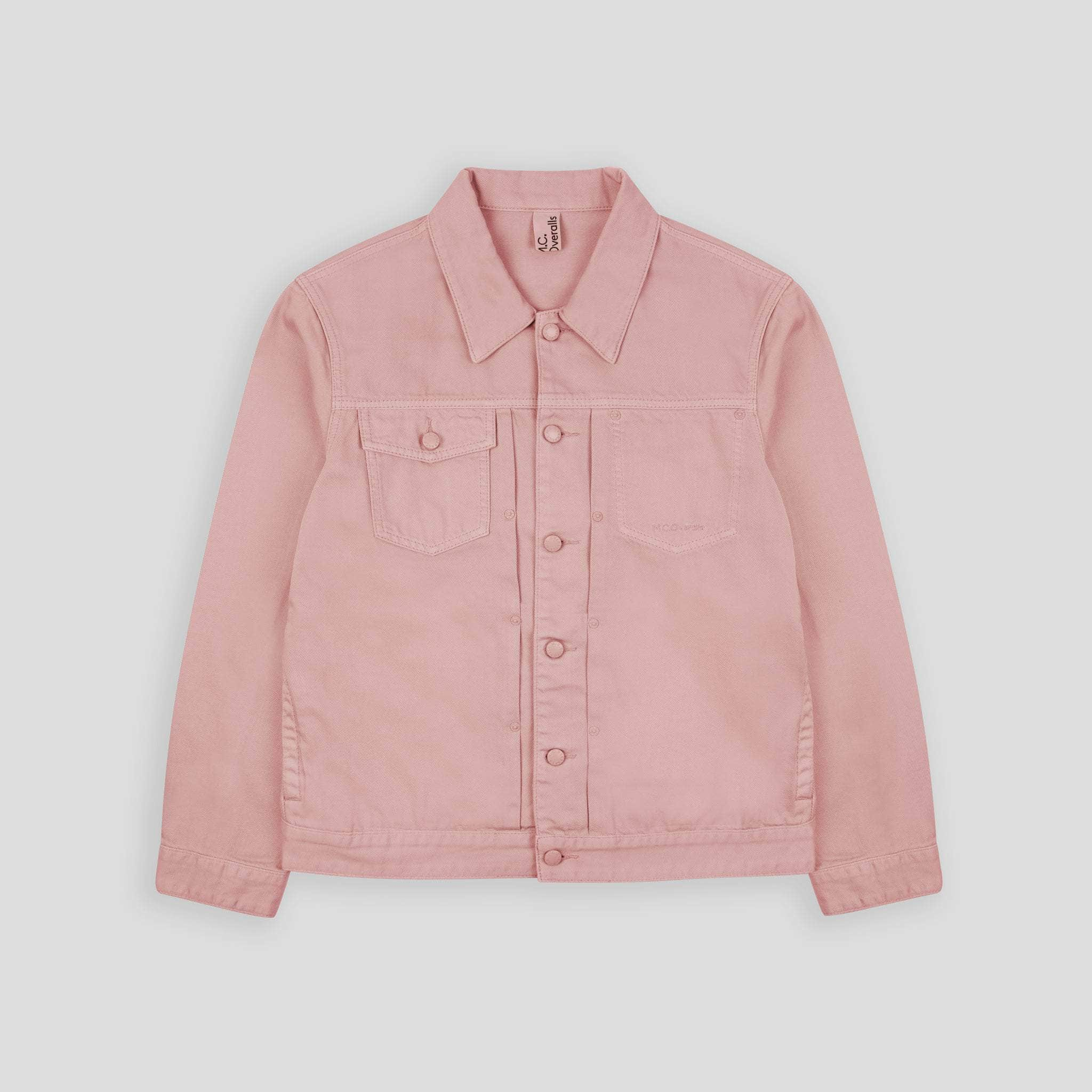 Denim Battle Jacket Dusty Pink