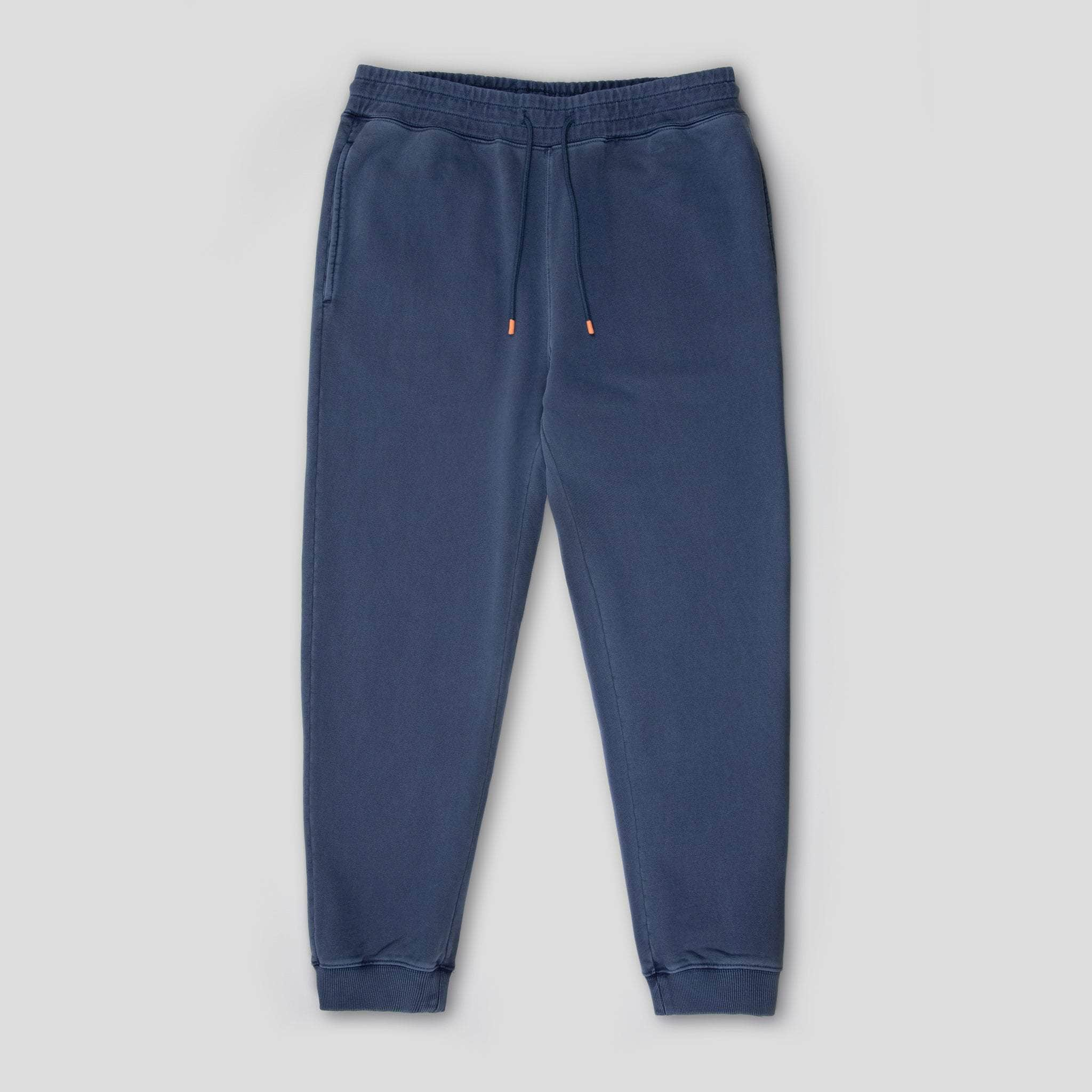 Regular-Fit Cotton Sweatpants Indigo