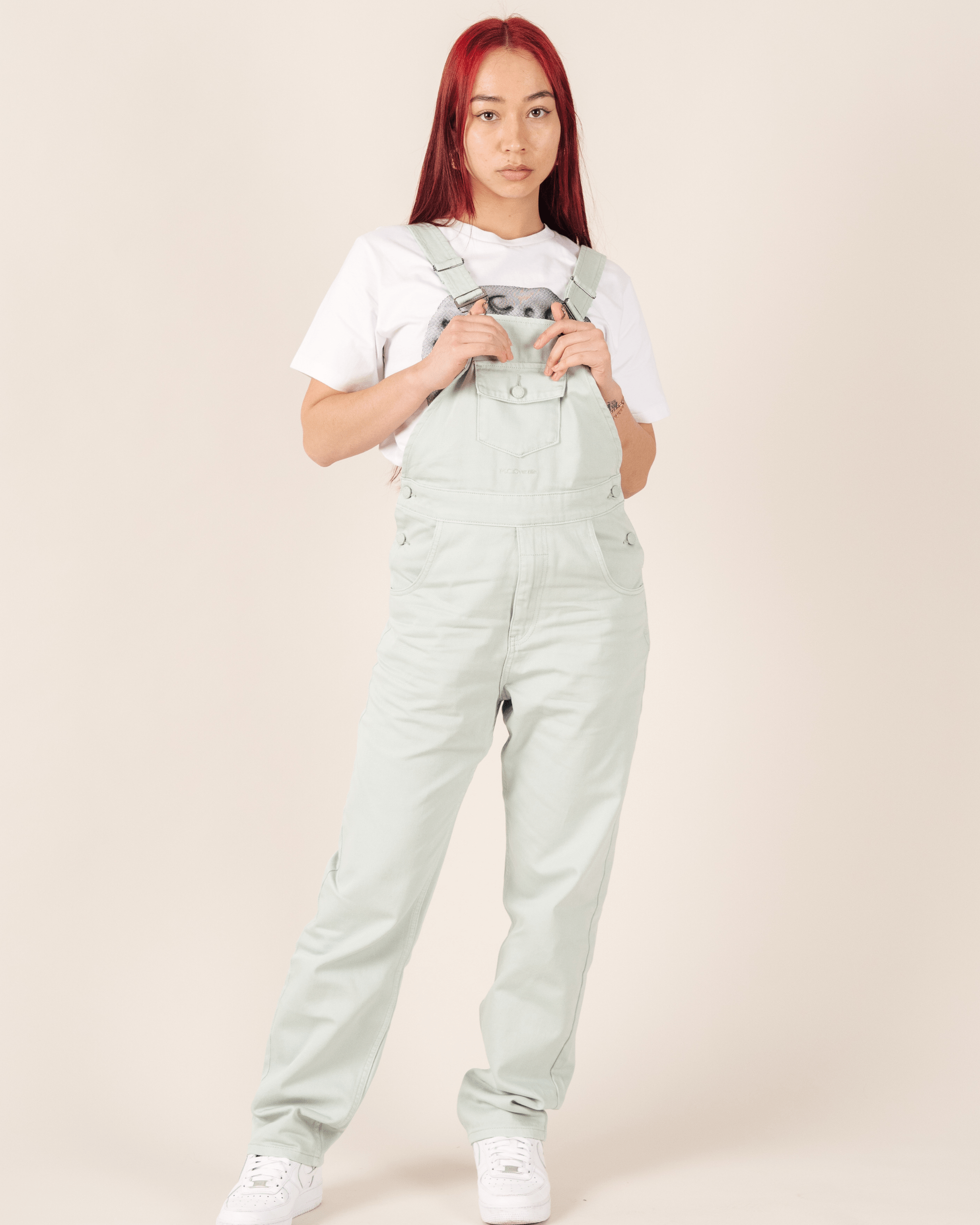 Denim Bib & Brace Dungaree Mint