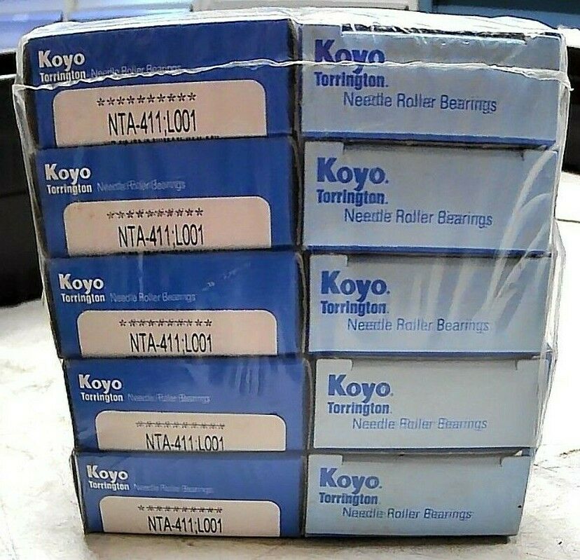 LOT/10 JTEKT KOYO SEIKO NTA-411 ;L001 THRUST NEEDLE ROLLER BEARING *FR –  Trojan Supply