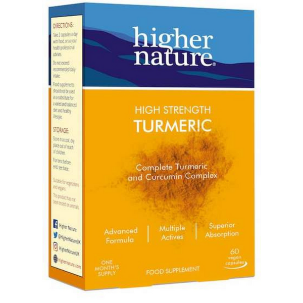 Higher Nature, Turmeric Vegan Capsules 60