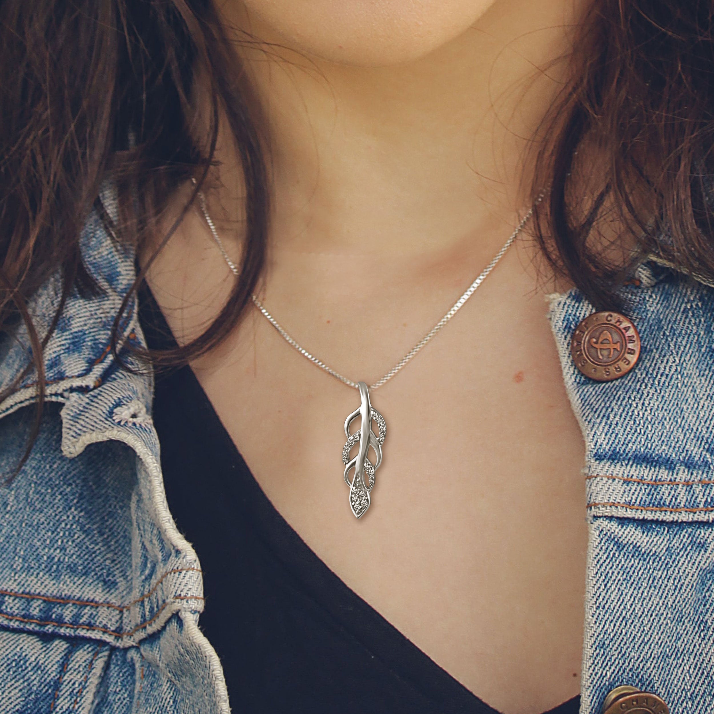 angel feather charm