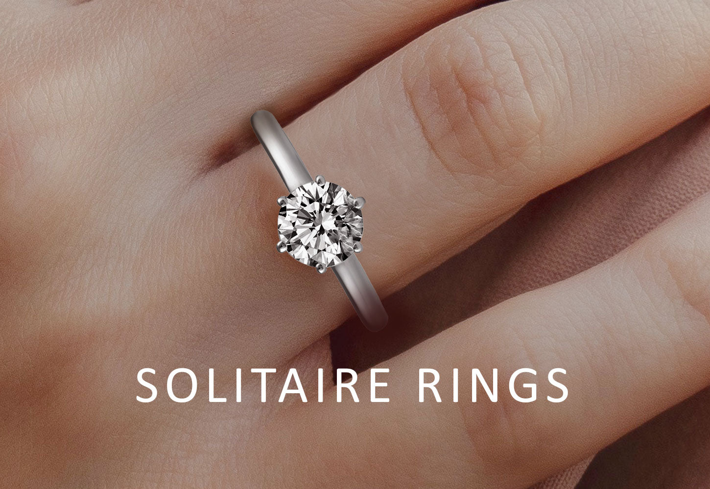 solitaire ring engagement bridal silver jewelry affordable 