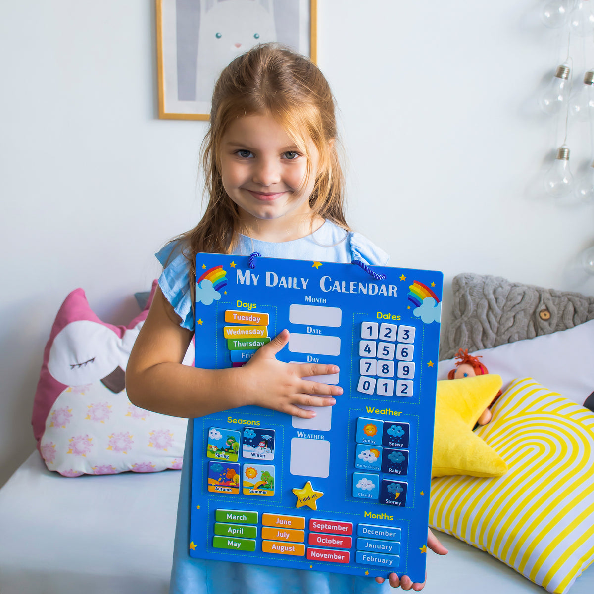 Daily Magnetic Calendar for Kids Preschool Calendar Simply Magic