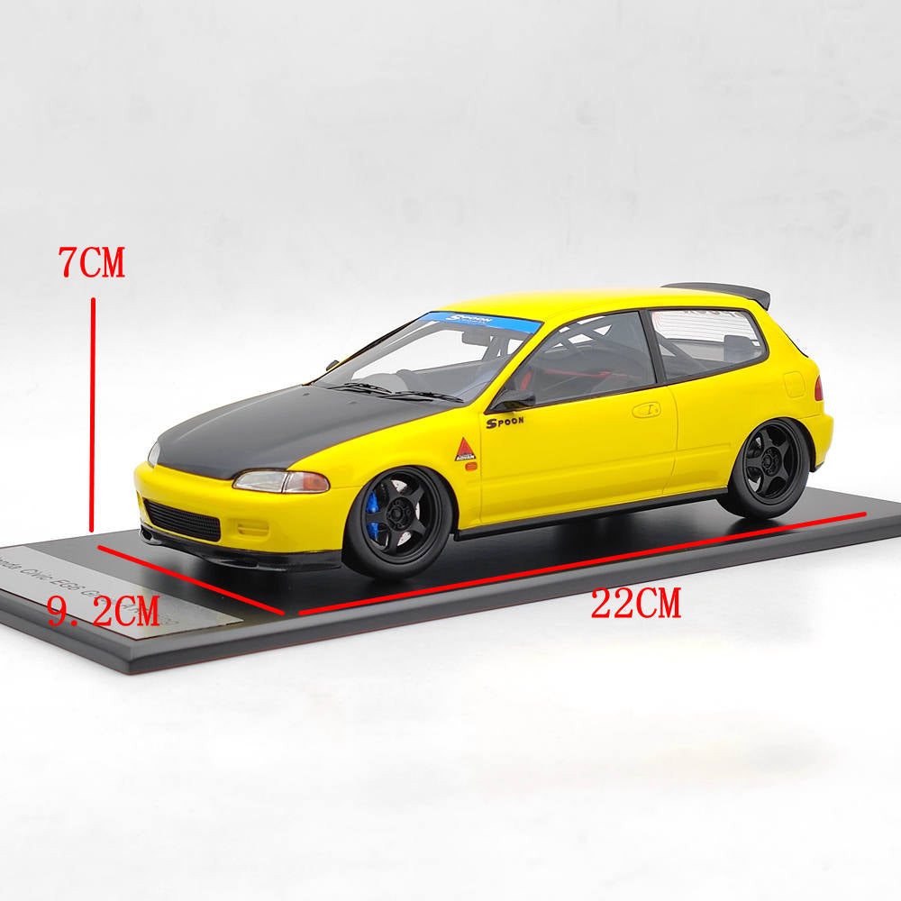 ミニカー 18 ホンダ Group シビック EG6 イエロー www.oldsiteesamc