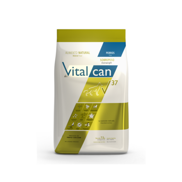 Vitalcan V 37 Adulto Sobrepeso 7,5 Kg