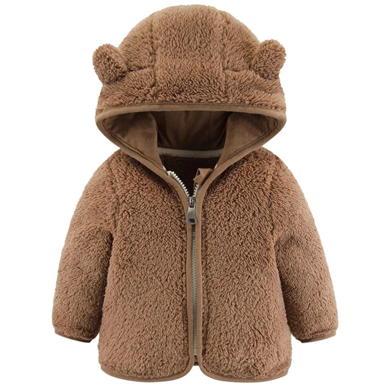 Teddy bear jacket with ears on sale
