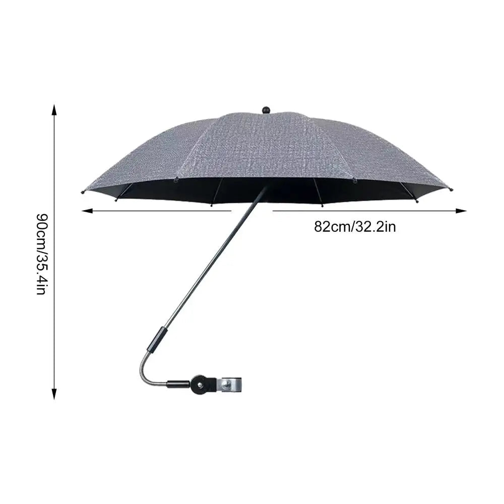 UV Protection Baby Stroller Umbrella With Clamp