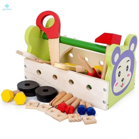 Wooden Tool Box Toy