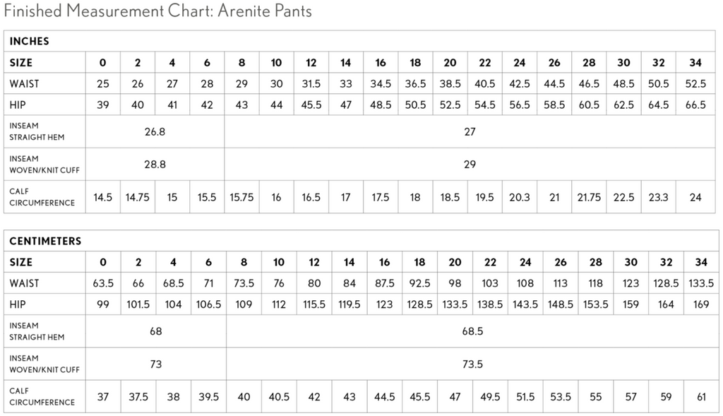 Sew Liberated Arenite Pants Paper Sewing Pattern – Some Stitches